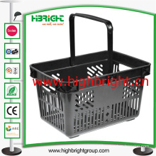 Grocery Store Retail Plastic Hand Shopping Basket for Mini Shop